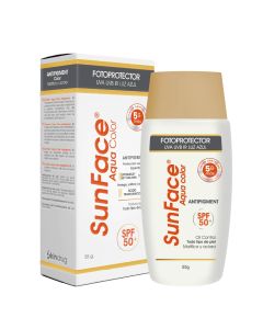 Sunface aqua color spf50+ x 55 gr