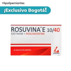Rosuvina E 10 + 40 Mg Caja x 28