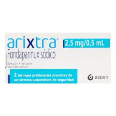 Arixtra 2.5mg/0.5ml Caja con 2 Jer Prell Sol Iny