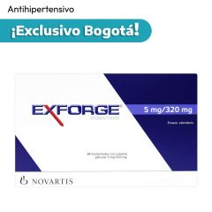 Exforge 5 + 320 mg Caja x 28