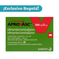 Aprovasc 300+5 mg caja x 28