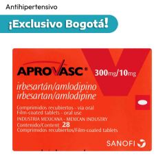 Aprovasc 300+10 mg Caja x 28