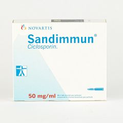 Sandimmun solución inyectable  50 mg/ml/1 ml