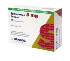 Tacrolimus 5 mg/50 tab