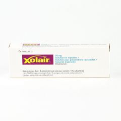 Xolair Solución inyectable 75 mg / 0.5 ml