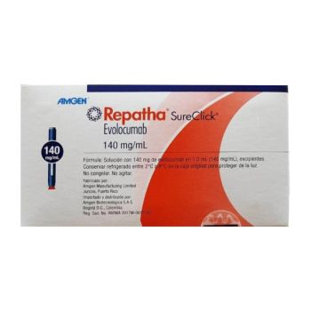 Repatha  140 mg/1 ml caja con 1 vial