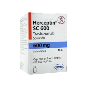 Herceptin 600mg /5ml caja con  1 vial