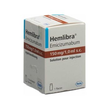 Hemlibra 150 mg caja con 1 frasco ampolla