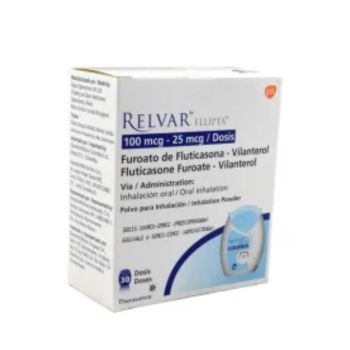 Relvar ellipta 100/25mcg 1x30d r3