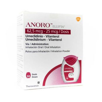 Anoro ellipta 62.5/25mcg 30d co