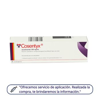 Cosentyx autoinyector solución inyectable  150 mg/1 ml