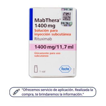 Mabthera 1400mg/ 11ml caja con 1 ampolla
