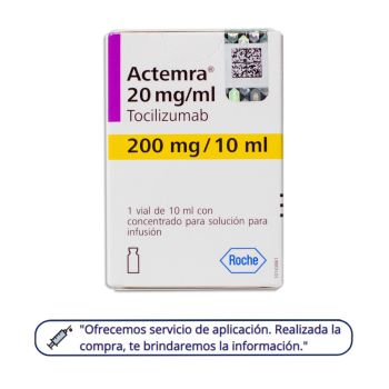 Actemra 200mg/10ml caja con 1 vial