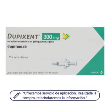 Dupixent Solución Inyectable 300 Mg/2 Ml Caja X 2 Unds