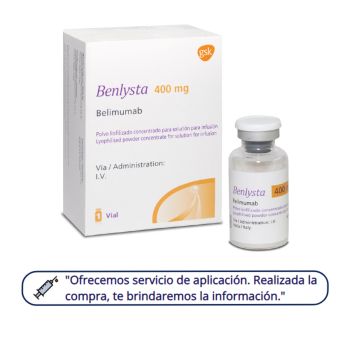 Benlysta Belimumab 400mg Vial X 1 polvo liofilizado concentrado