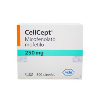 Cellcept 250 mg caja x 100 tabletas