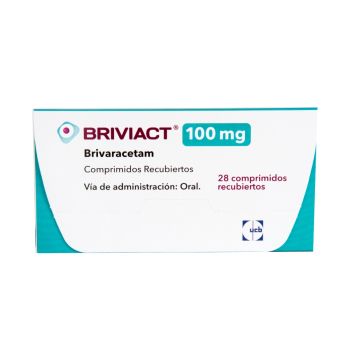 Briviact Tableta Recubierta  100 Mg Caja X 28 Uds