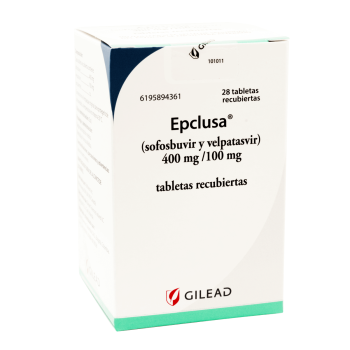 Epclusa tableta recubierta 400 + 100 mg