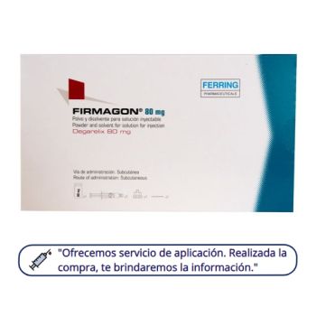 Firmagon 80mg Degarelix acetato polvo liofilizado