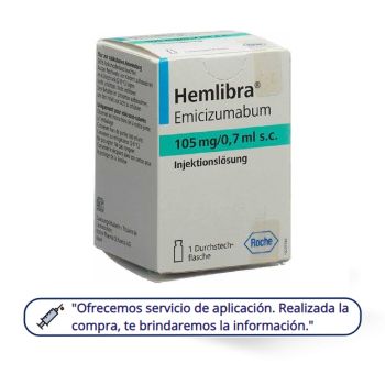 Hemlibra 105 mg caja con 1 frasco ampolla