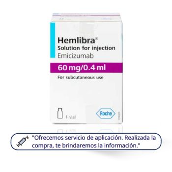 Hemlibra 60 mg caja con frasco ampolla