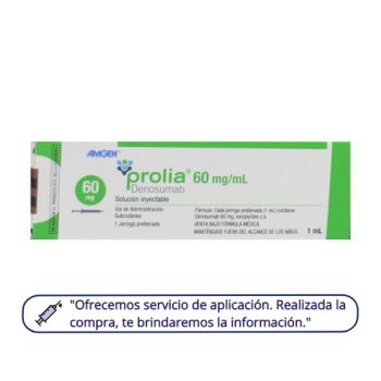 Prolia 60 mg/1 ml  caja con 1 vial