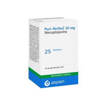Purinethol 50 mg fco x 25 tabletas