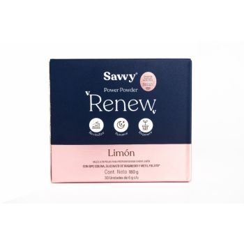 Renew Power 180 G Caja Plegadiza Con 30 Unid De 6g Savvy