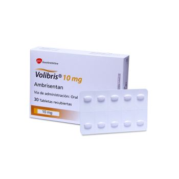Volibris 10 mg caja con 30 tabletas
