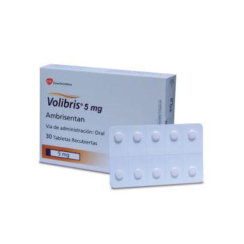 Volibris 5 mg caja con 30 tabletas