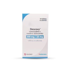 Descovy® 200mg/ 25mg Frasco Con 30 Tabletas